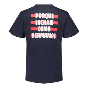 Kids Atleti Navy T-Shirt Porque Luchan como Hermanos